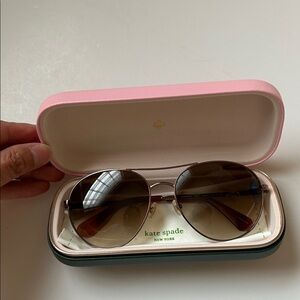 Kate Spade JOSHELLE/S Aviator Sunglasses with case